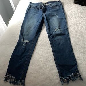 Free People Fringe Jeans